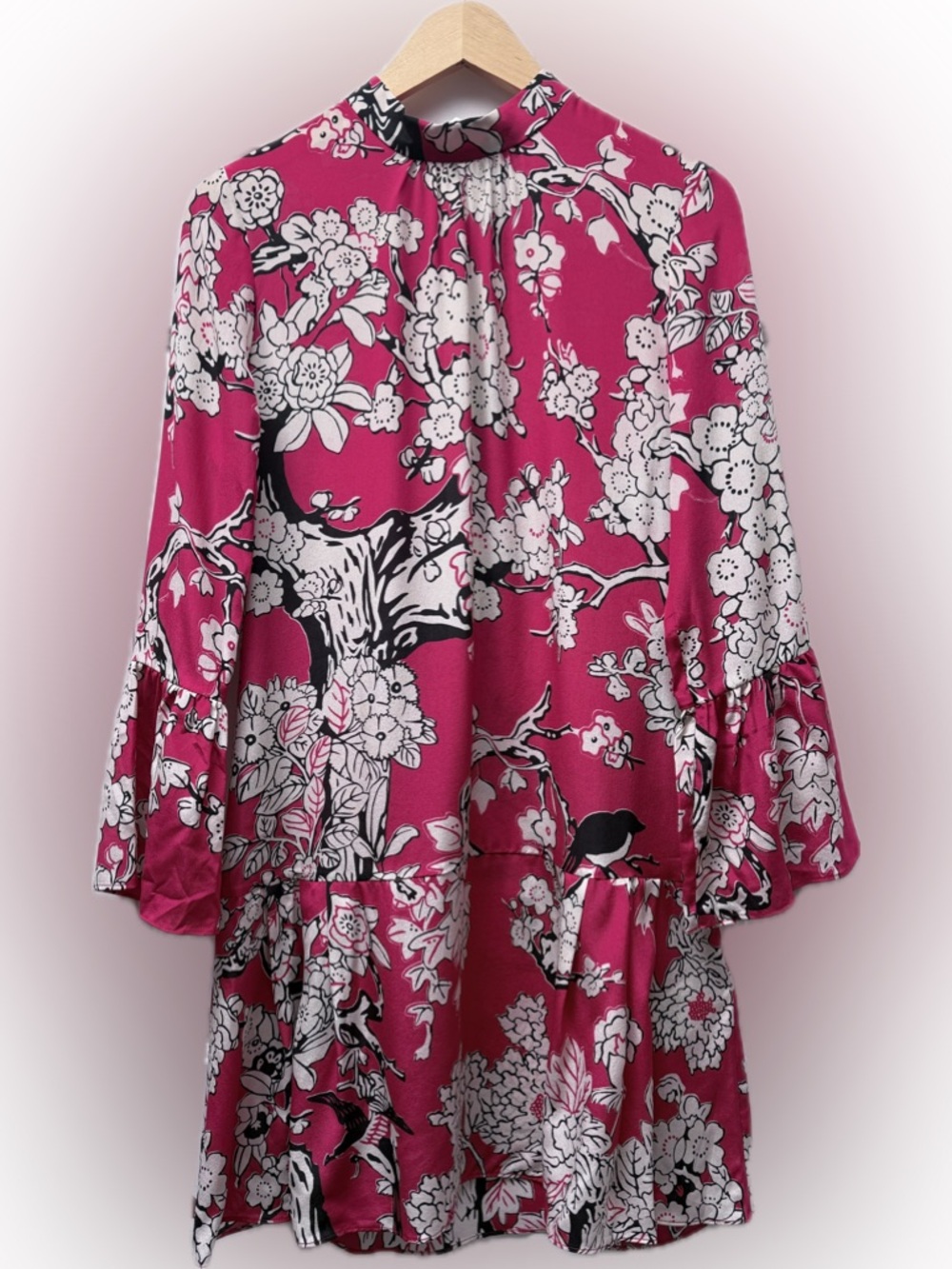 VALENTINO silk floral dress